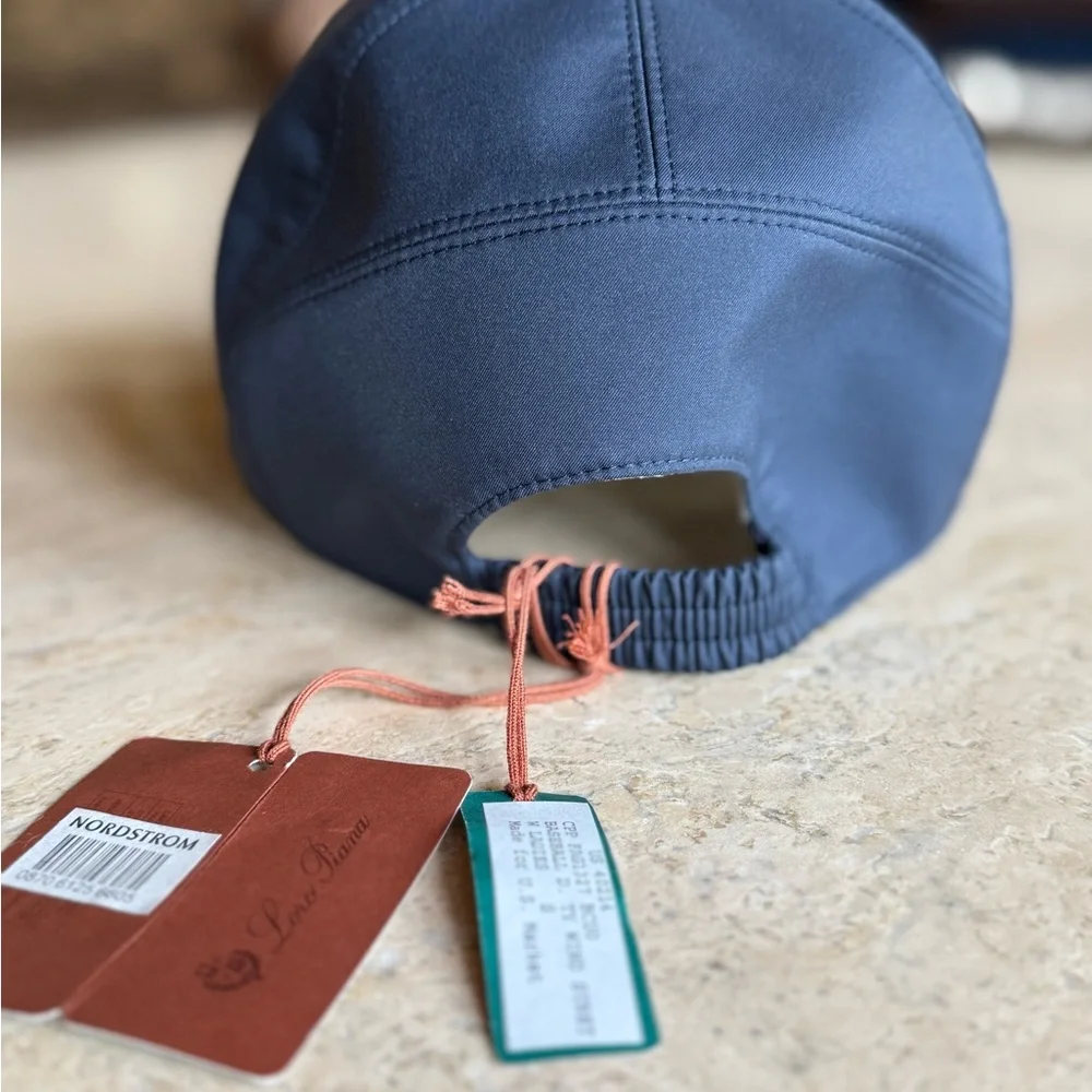 Loro Piana Baseball Cap Storm System Navy Size-S New - Picture 3 of 14